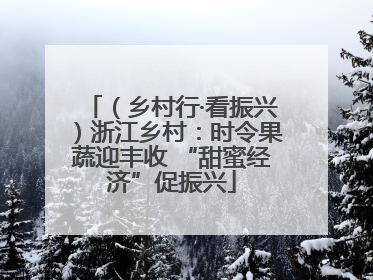 （乡村行·看振兴）浙江乡村：时令果蔬迎丰收 “甜蜜经济”促振兴