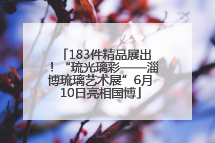 183件精品展出！“琉光璃彩——淄博琉璃艺术展”6月10日亮相国博