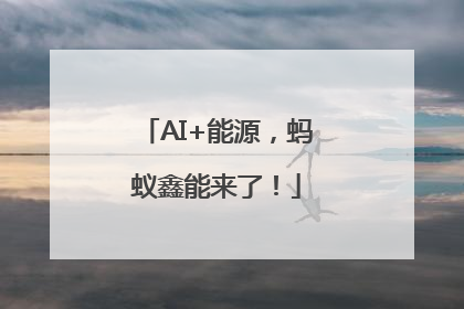 AI+能源，蚂蚁鑫能来了！