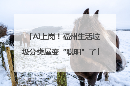 AI上岗！福州生活垃圾分类屋变“聪明”了